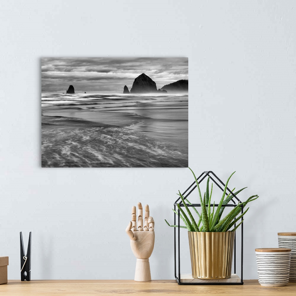 A bohemian room featuring USA, Oregon, Cannon Beach, Haystack Rock and The Needles