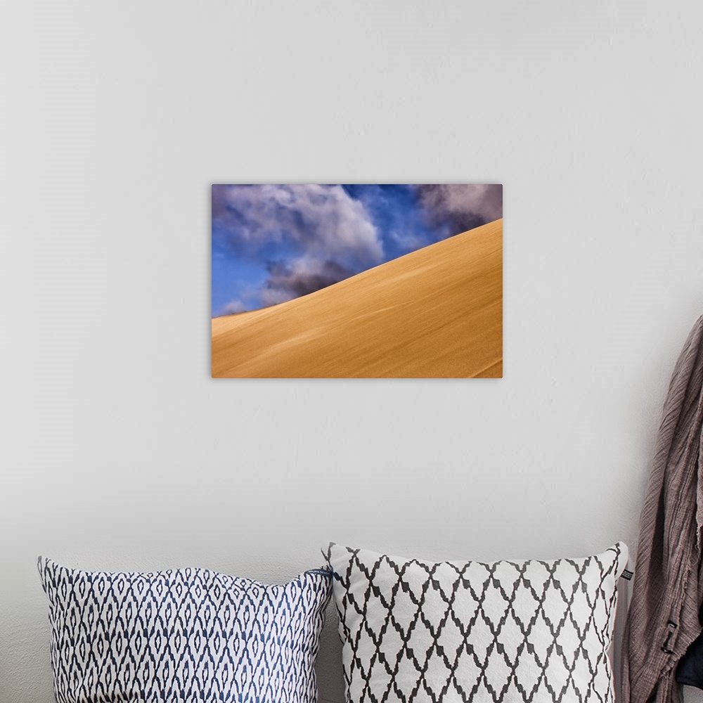 A bohemian room featuring Skeleton Coast, Namibia. Artistic view of sand dunes.