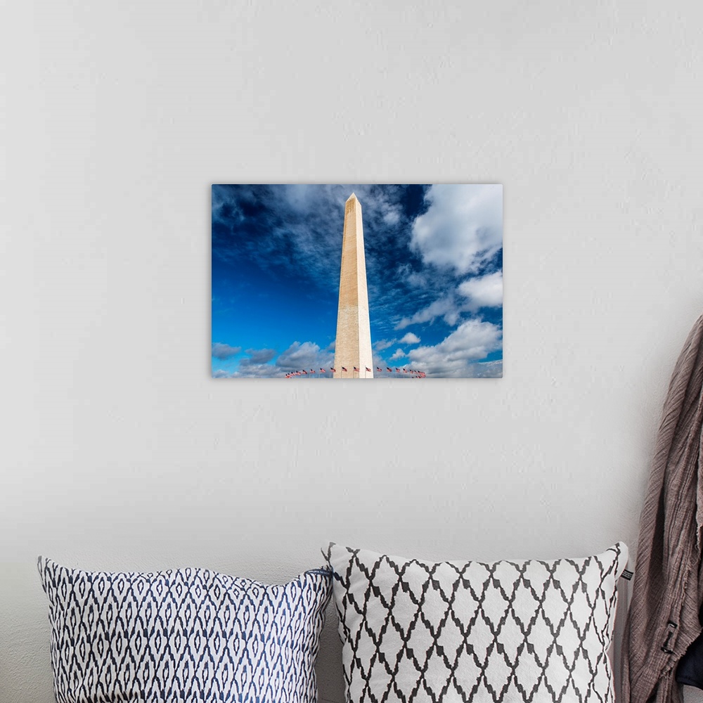 A bohemian room featuring The Washington Monument, Washington, DC USA