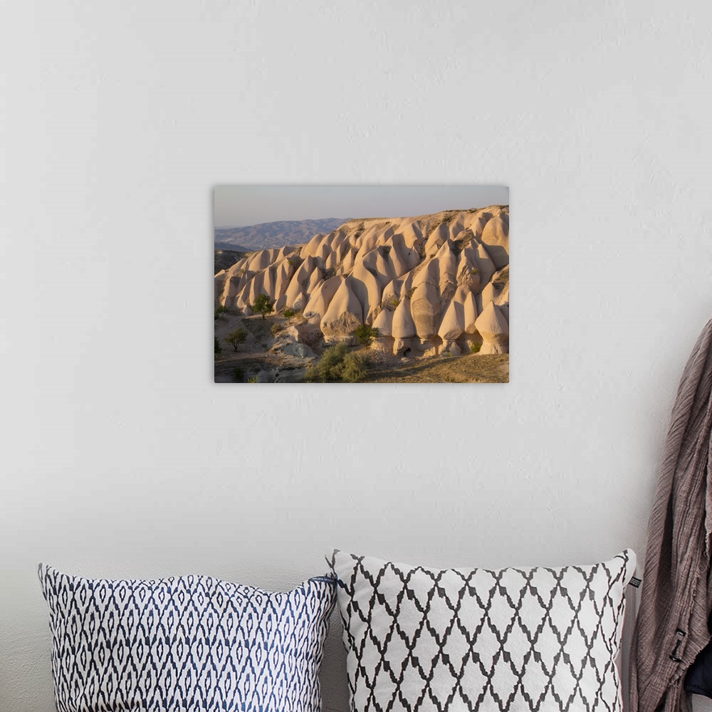A bohemian room featuring Turkey, Cappadocia is a historical region in Central Anatolia. Fairy chimneys.