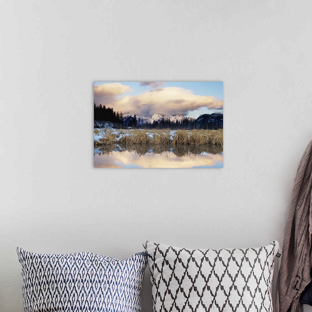 A bohemian room featuring Vermillion Lake, Banff National Park, Alberta, Rocky Mountains