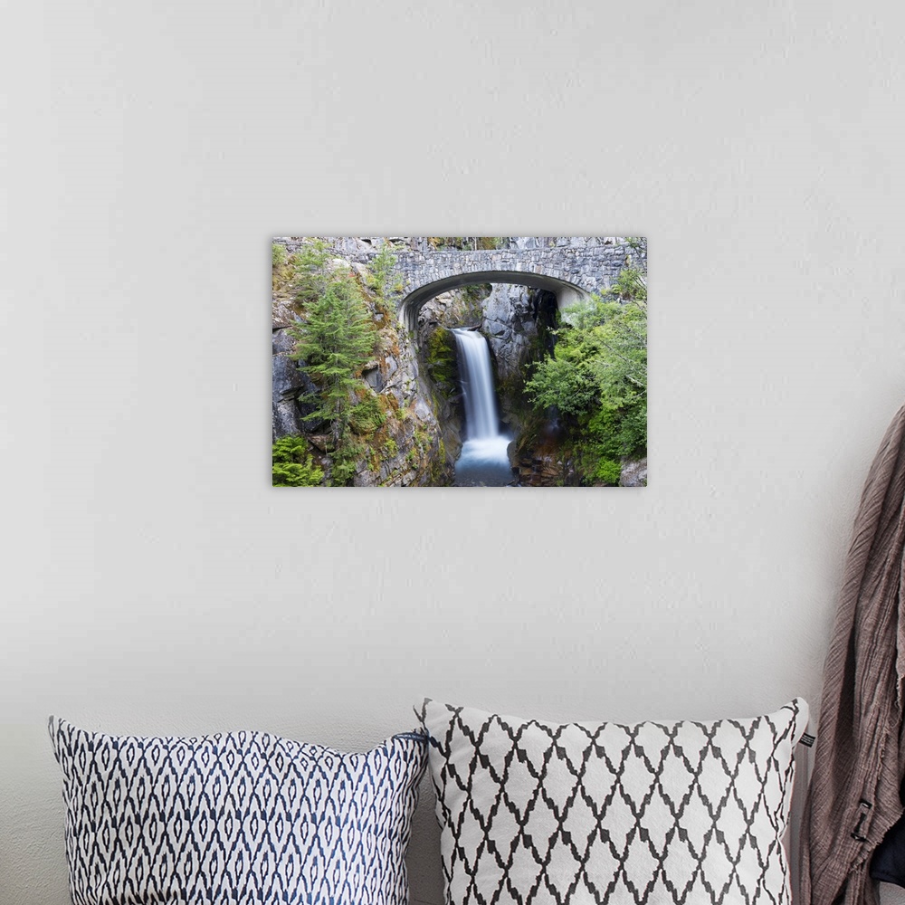 A bohemian room featuring USA, Washington State. Mount Rainier National Park, Christine Falls