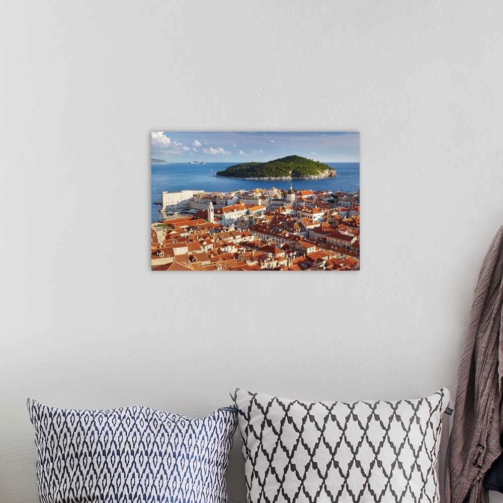 A bohemian room featuring Croatia, Dalmatia, Dubrovnik, Adriatic Coast, The town