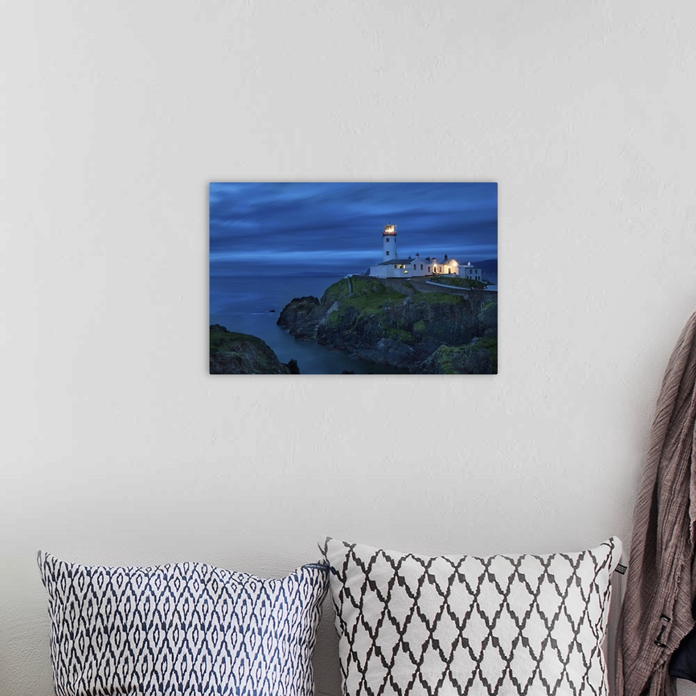 A bohemian room featuring Ireland, Donegal, Fanad Head lighthouse