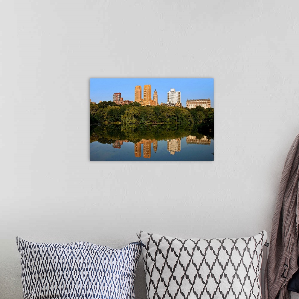A bohemian room featuring New York, New York City, Central Park scene