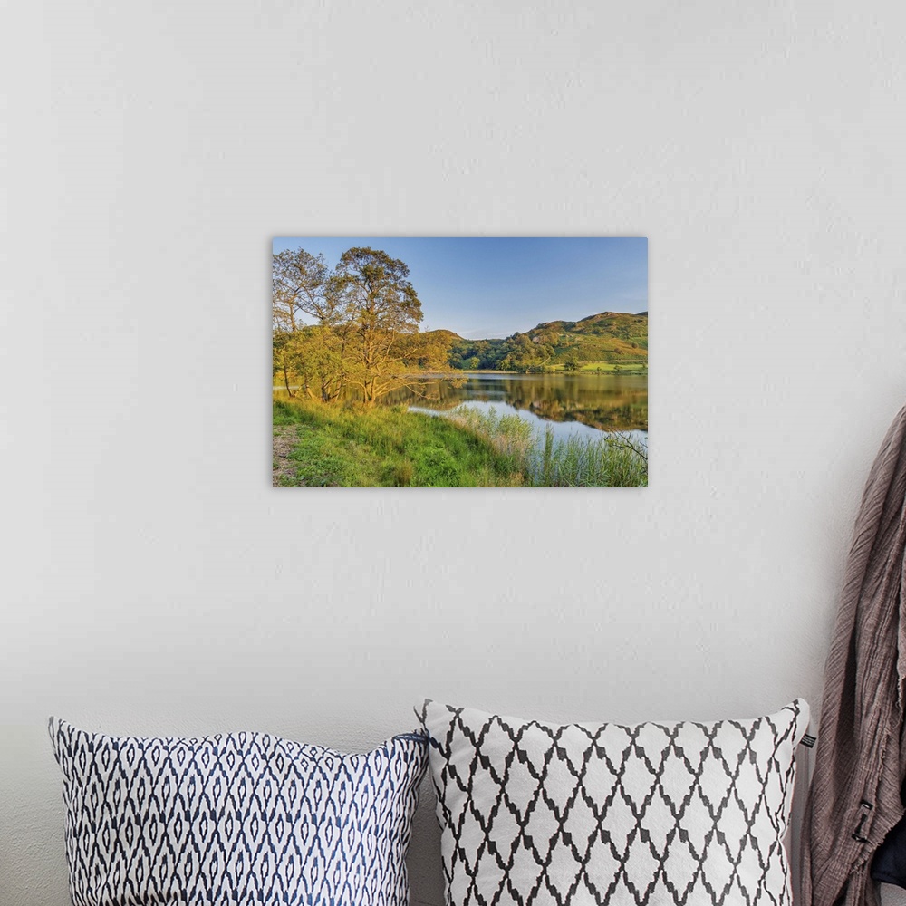 A bohemian room featuring United Kingdom, UK, England, Great Britain, Lake District, Cumbria, Rydal Water, The lake in the ...
