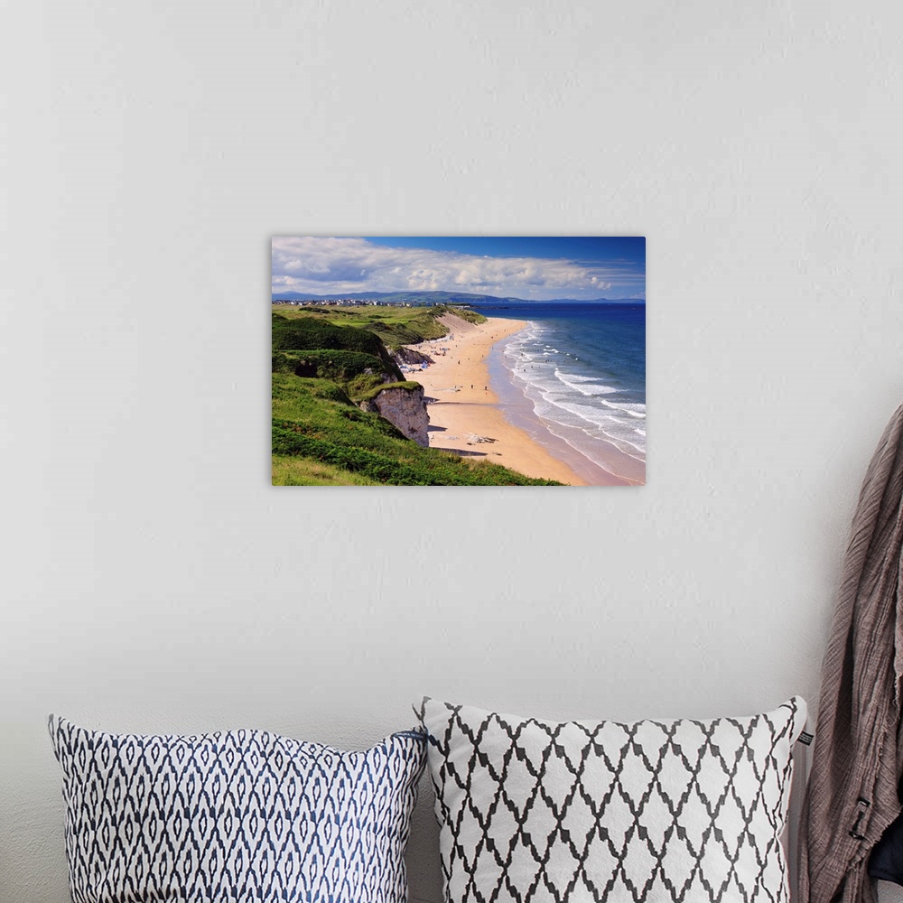 A bohemian room featuring UK, Northern Ireland, White Rocks Bay and beach, along the Causeway Coast
