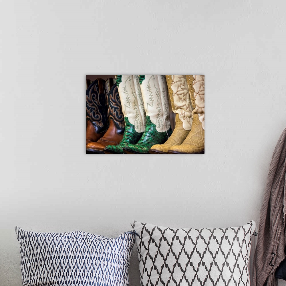 A bohemian room featuring Cowboy Boots II