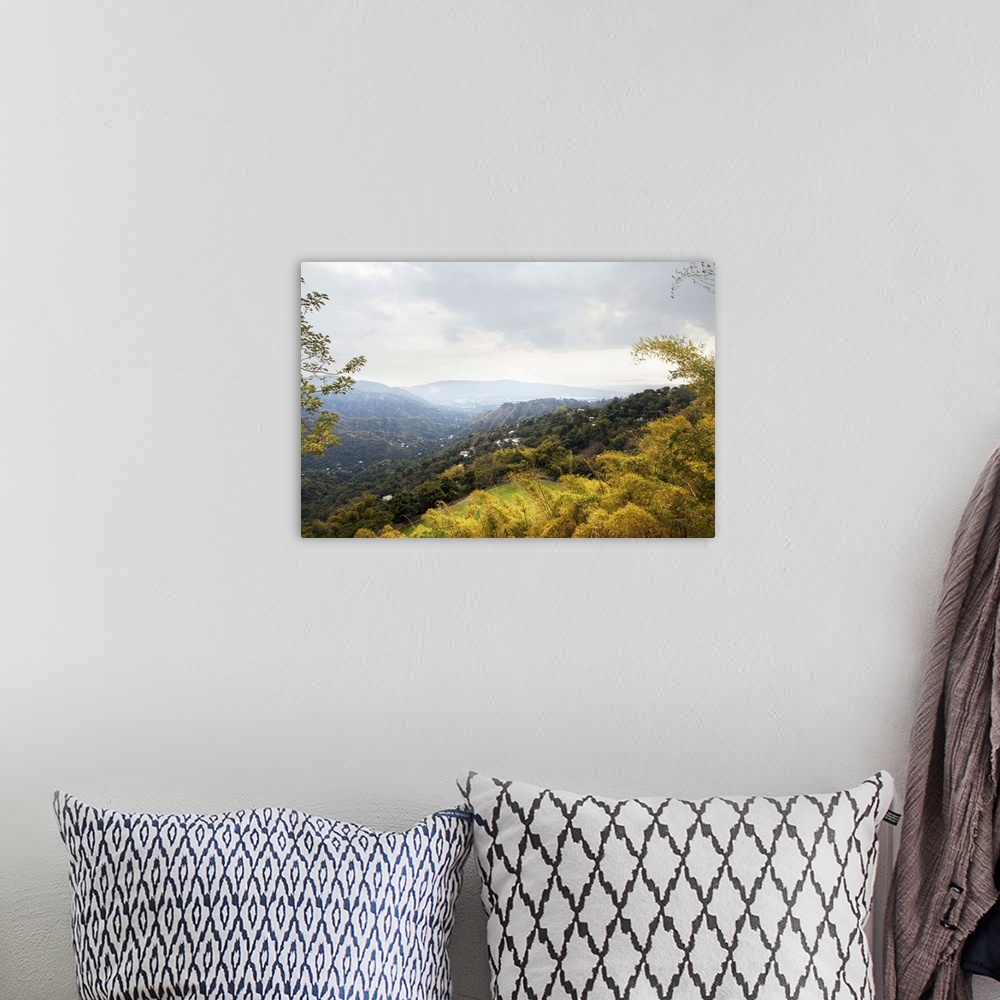 A bohemian room featuring Blue Mountains over looking Kingston