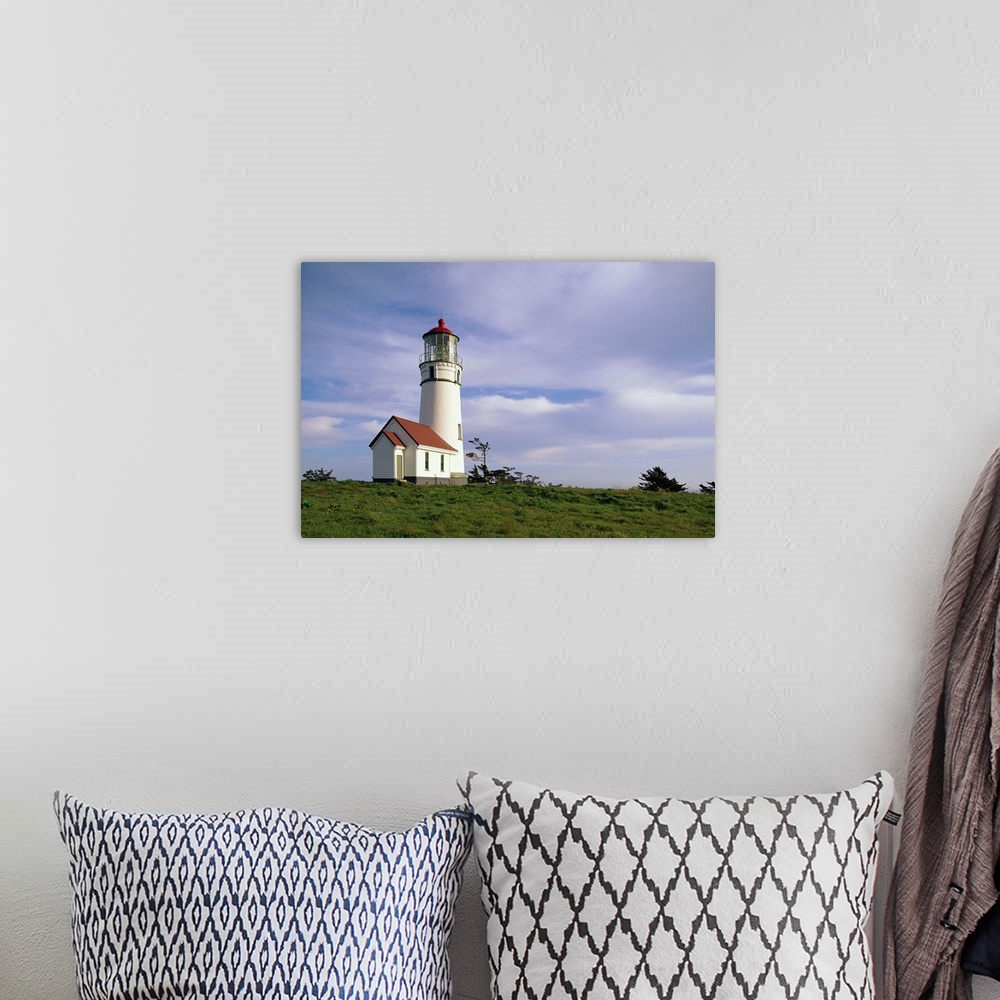 A bohemian room featuring Cape Blanco Lighthouse