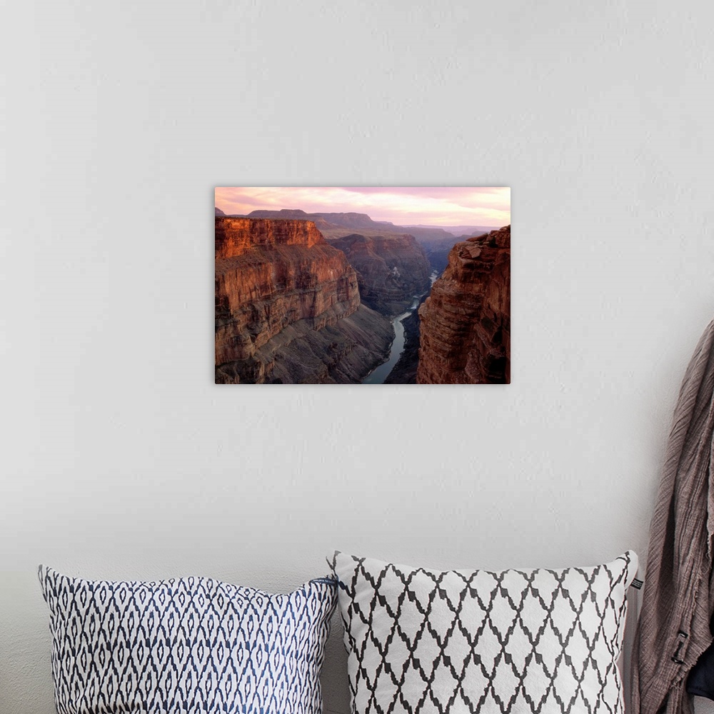 A bohemian room featuring Tuweep Overlook offers a view of the Grand Canyon from the North Rim with the Colorado River. | V...
