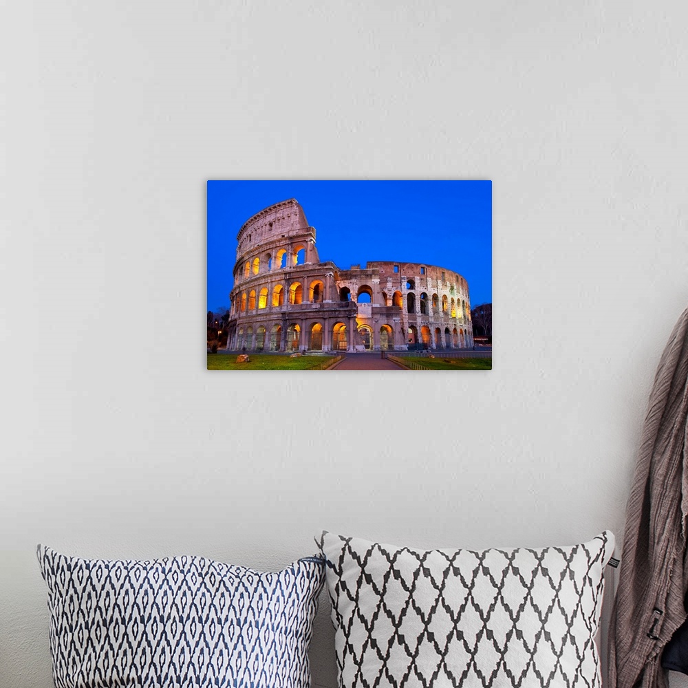 A bohemian room featuring Colosseum In Rome