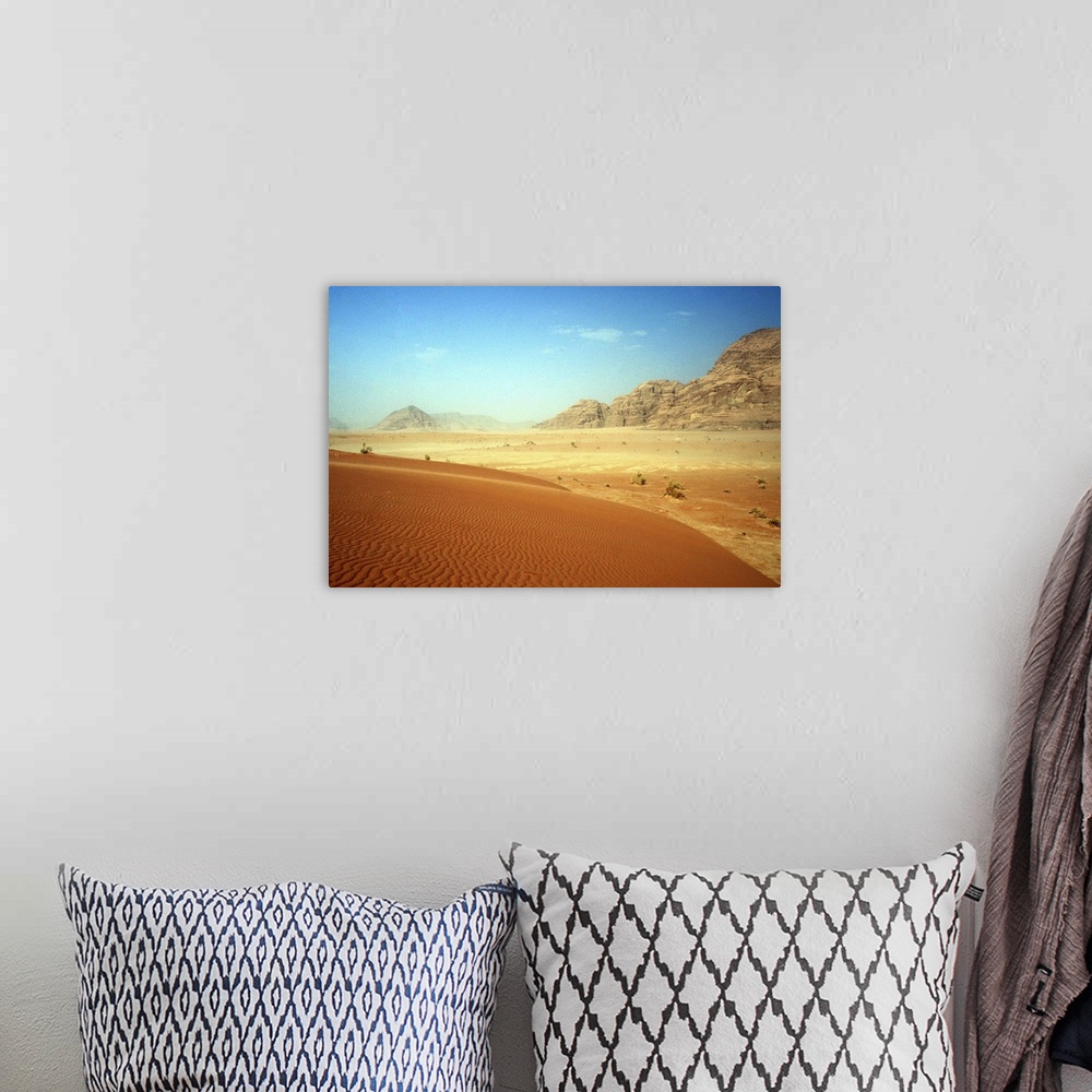 A bohemian room featuring Desert Scene. Wadi Rum, Jordan