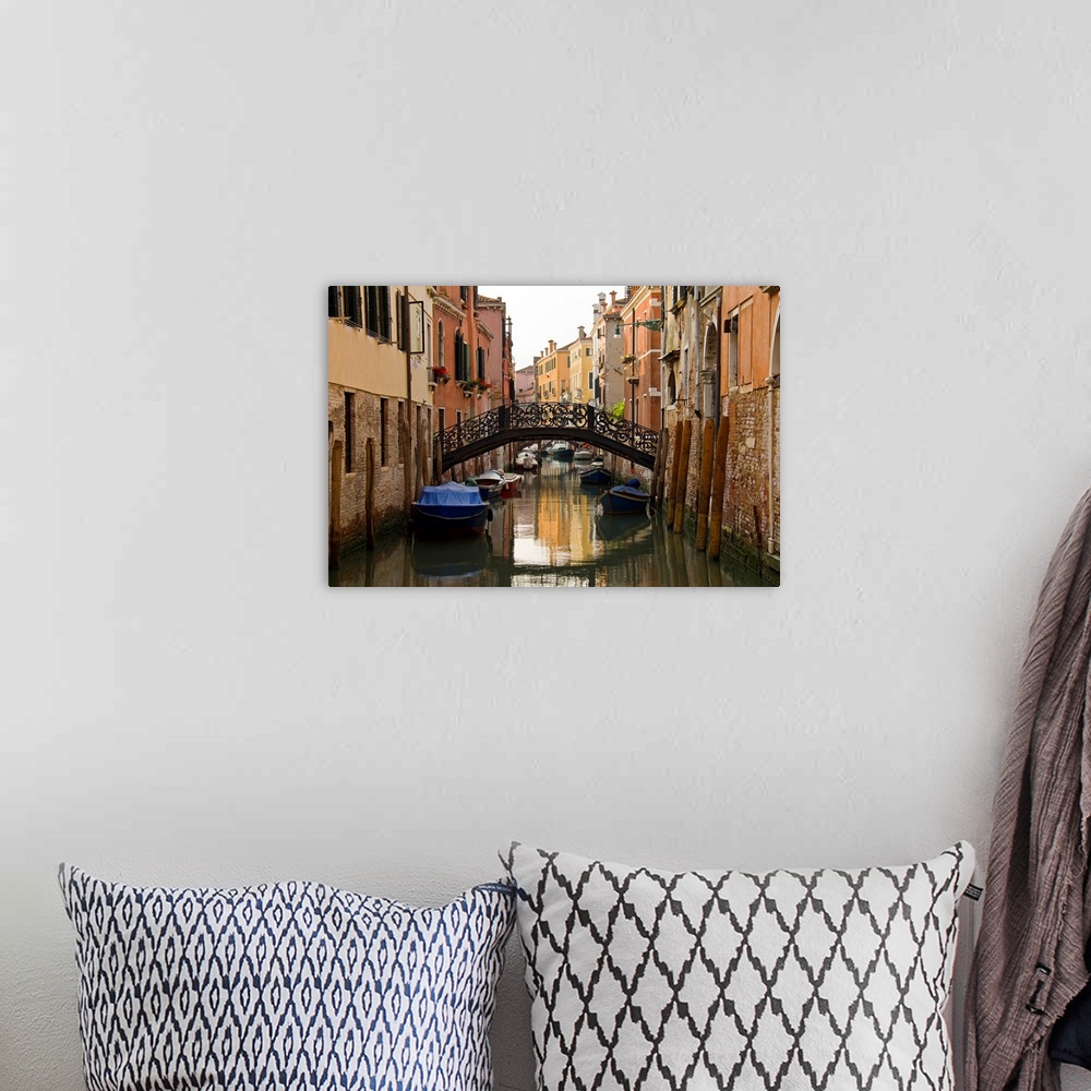 A bohemian room featuring Italy, Venice, Scenic view of bridge above canal