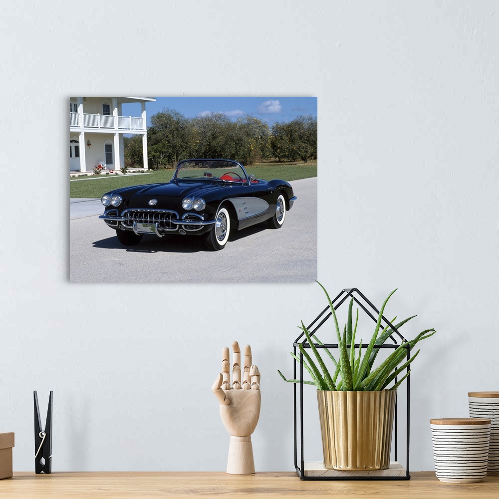 A bohemian room featuring Vintage car