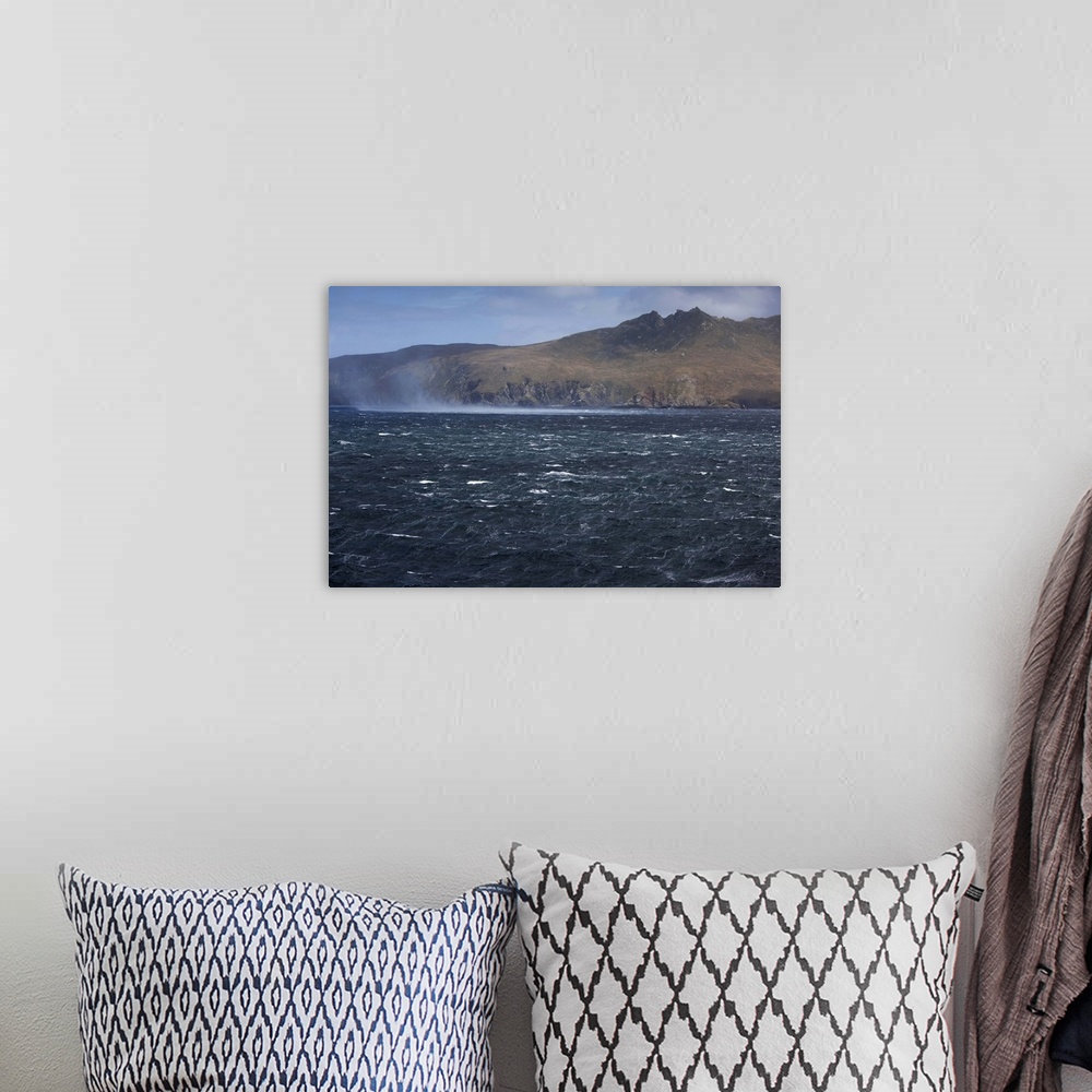 A bohemian room featuring Windblown mist in stormy seas, near Cape Horn, Cape Horn National Park, Magallanes y de la Antart...