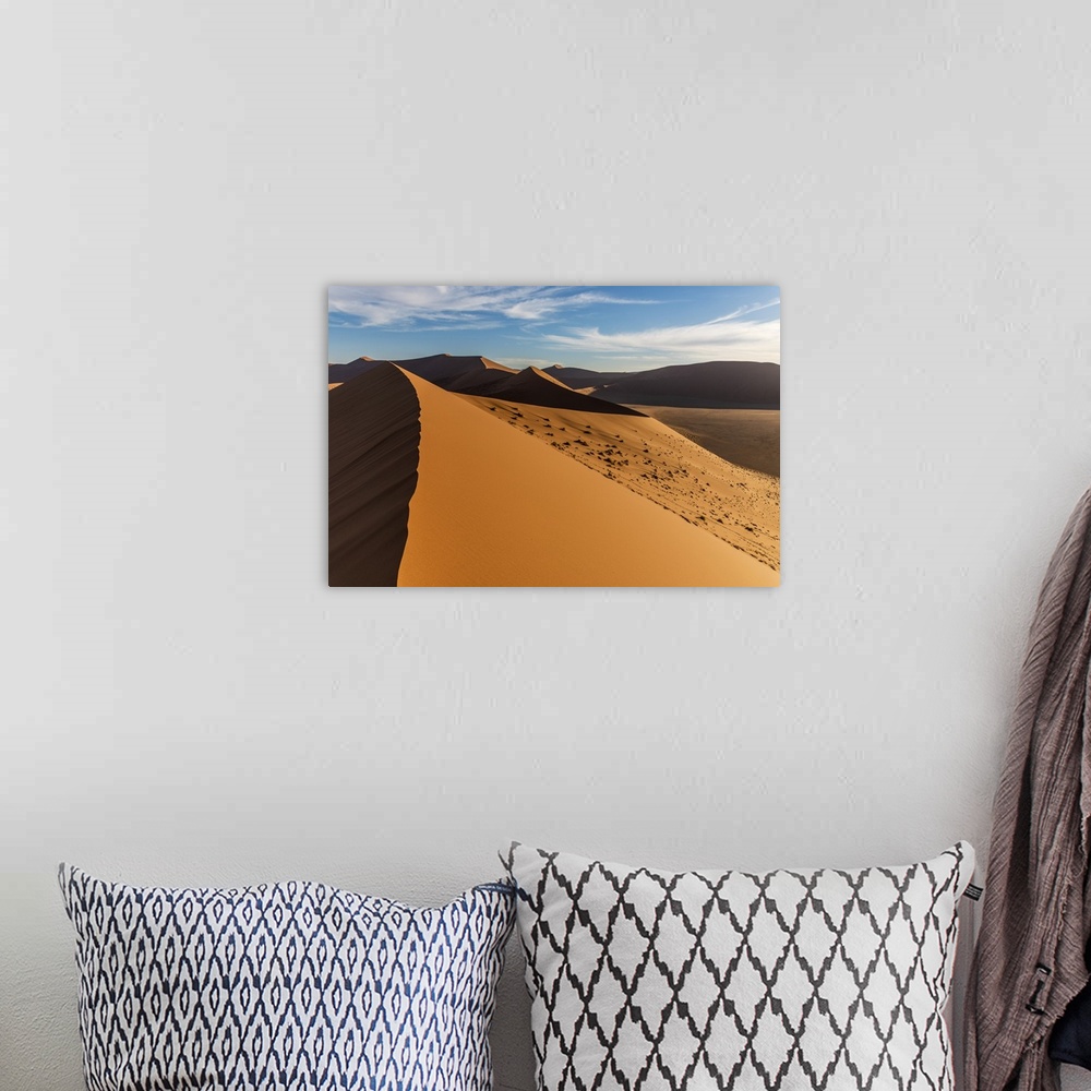 A bohemian room featuring Africa, Namibia. On top of Dune 45.