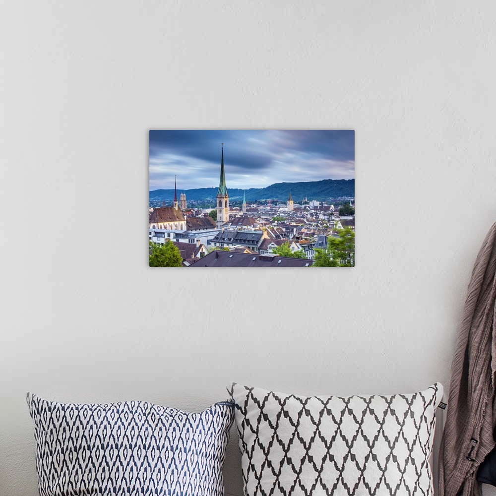 A bohemian room featuring City skyline, Zurich, Switzerland