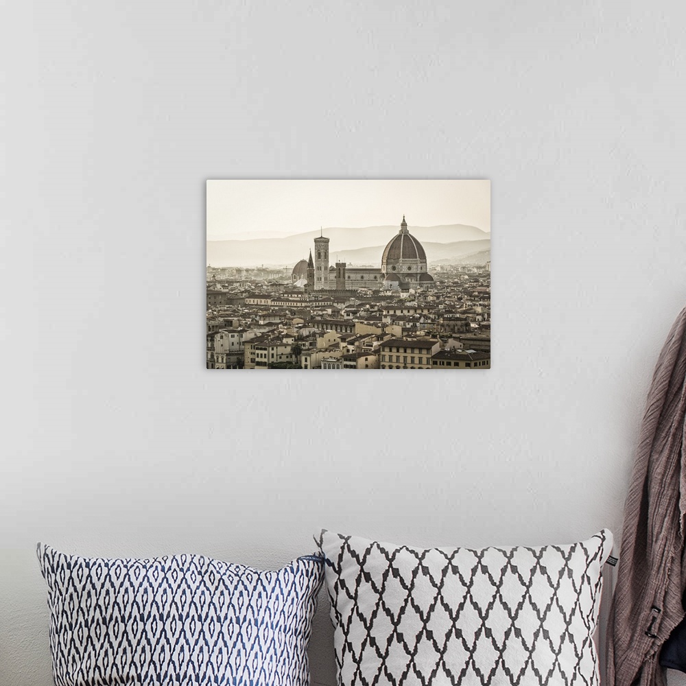 A bohemian room featuring Europe, Italy, Tuscany. The Cathedral of Florence.