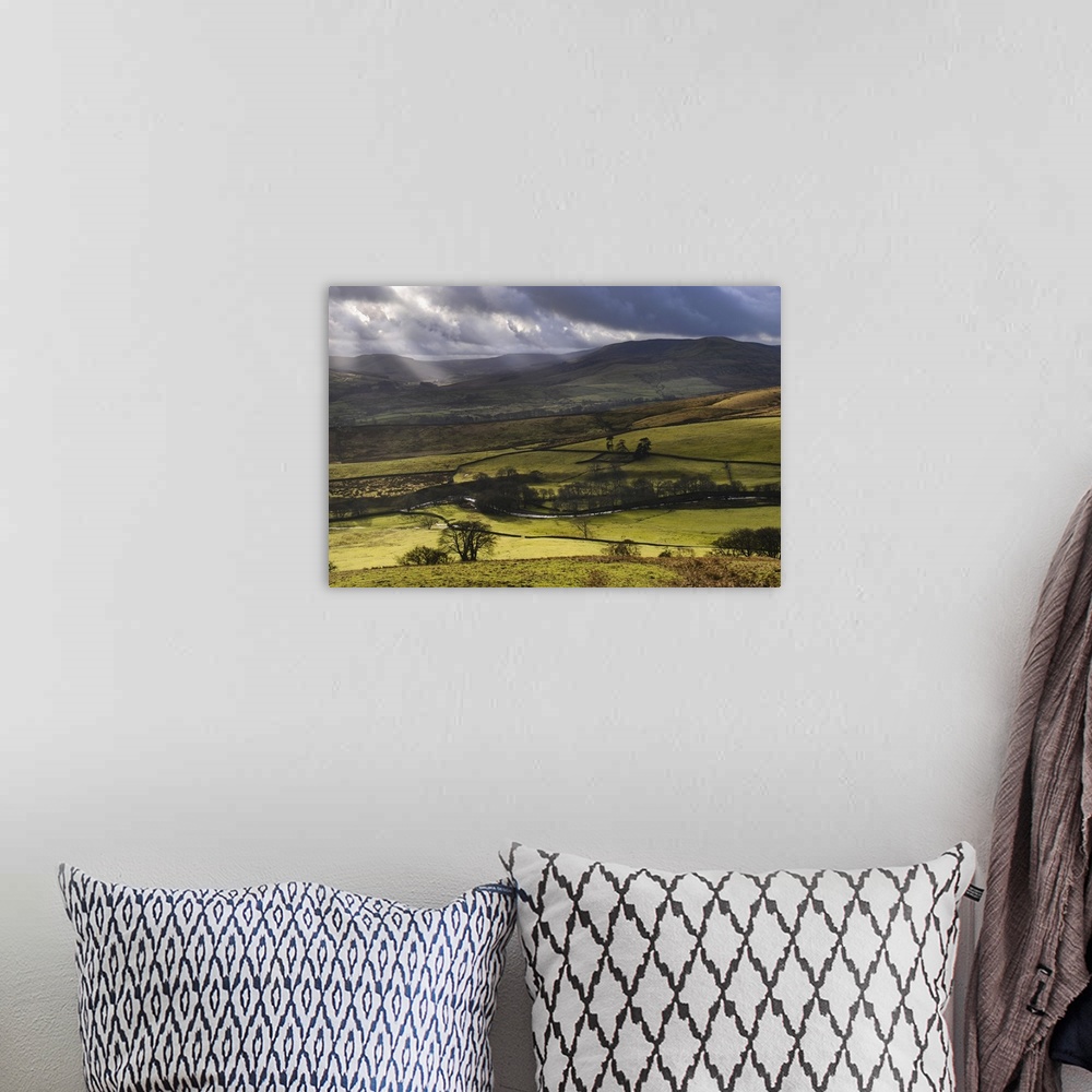A bohemian room featuring Traditional Drystone wall and farming in Swaledale, Yorkshire Dales National Park.