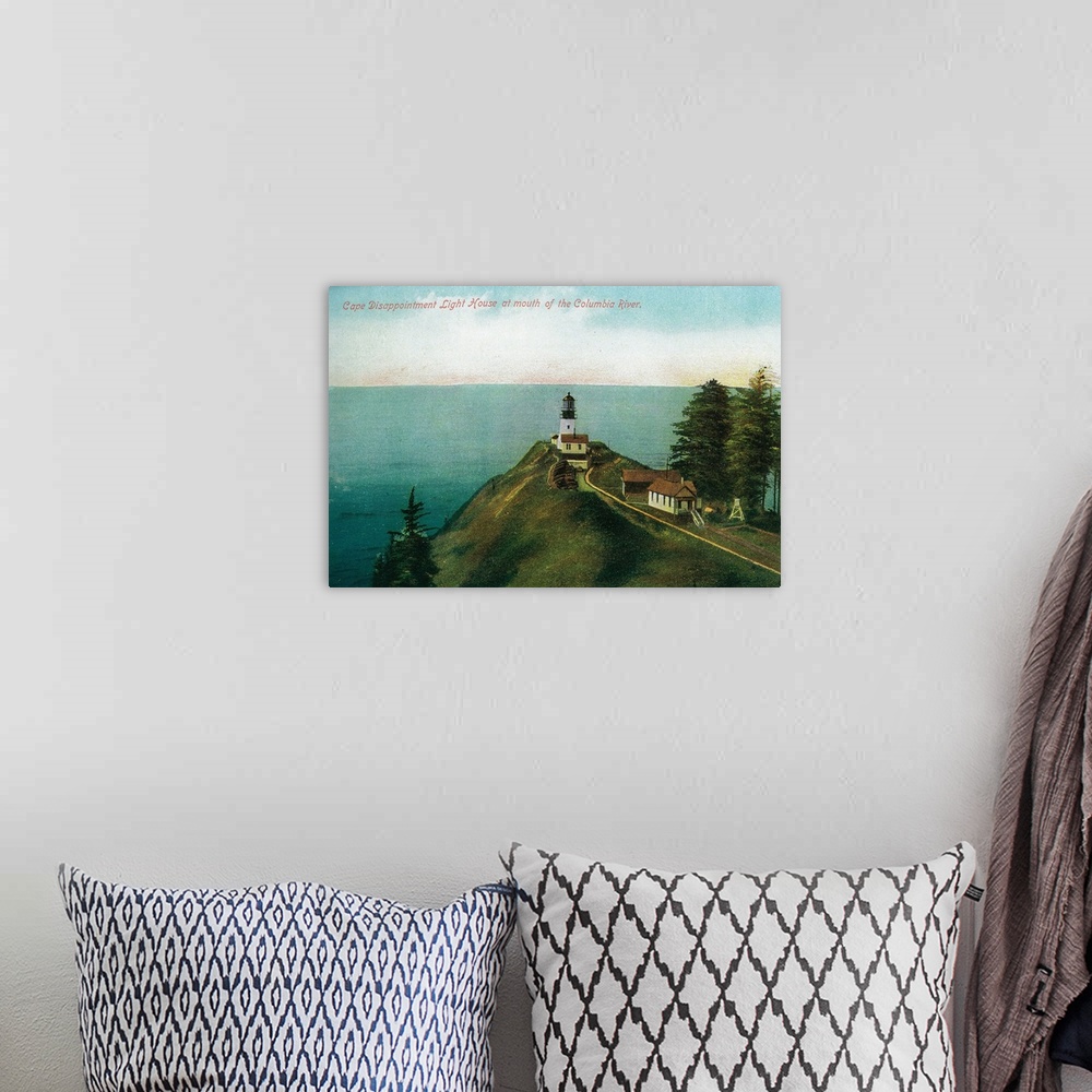 A bohemian room featuring Cape Disappointment Light House, Columbia River, OR