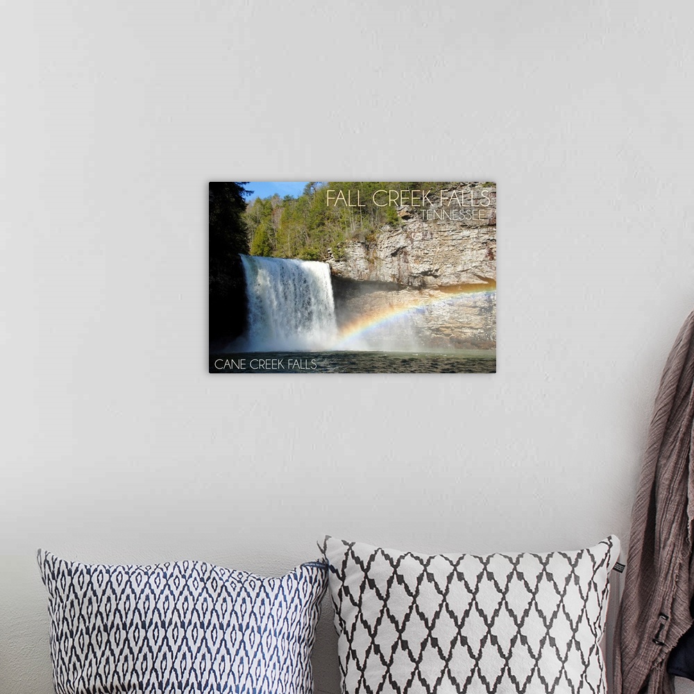 A bohemian room featuring Fall Creek Falls State Park, Tennessee, Cane Creek Falls