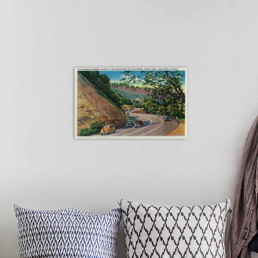 A bohemian room featuring Picturesque Los Gatos Highway near Santa Cruz, CA