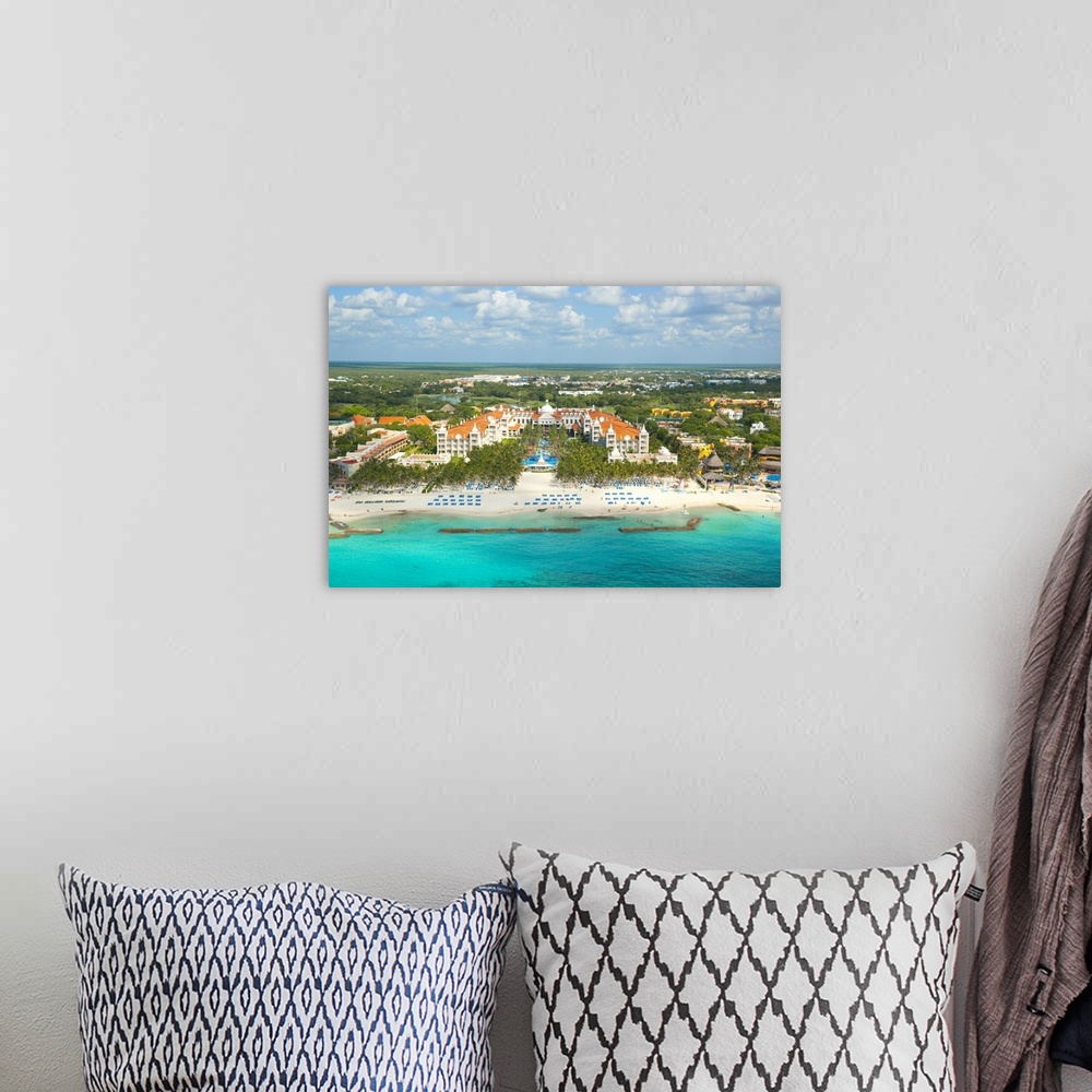 A bohemian room featuring Riu Hotel Playacar, Playa del Carmen - Aerial Photograph
