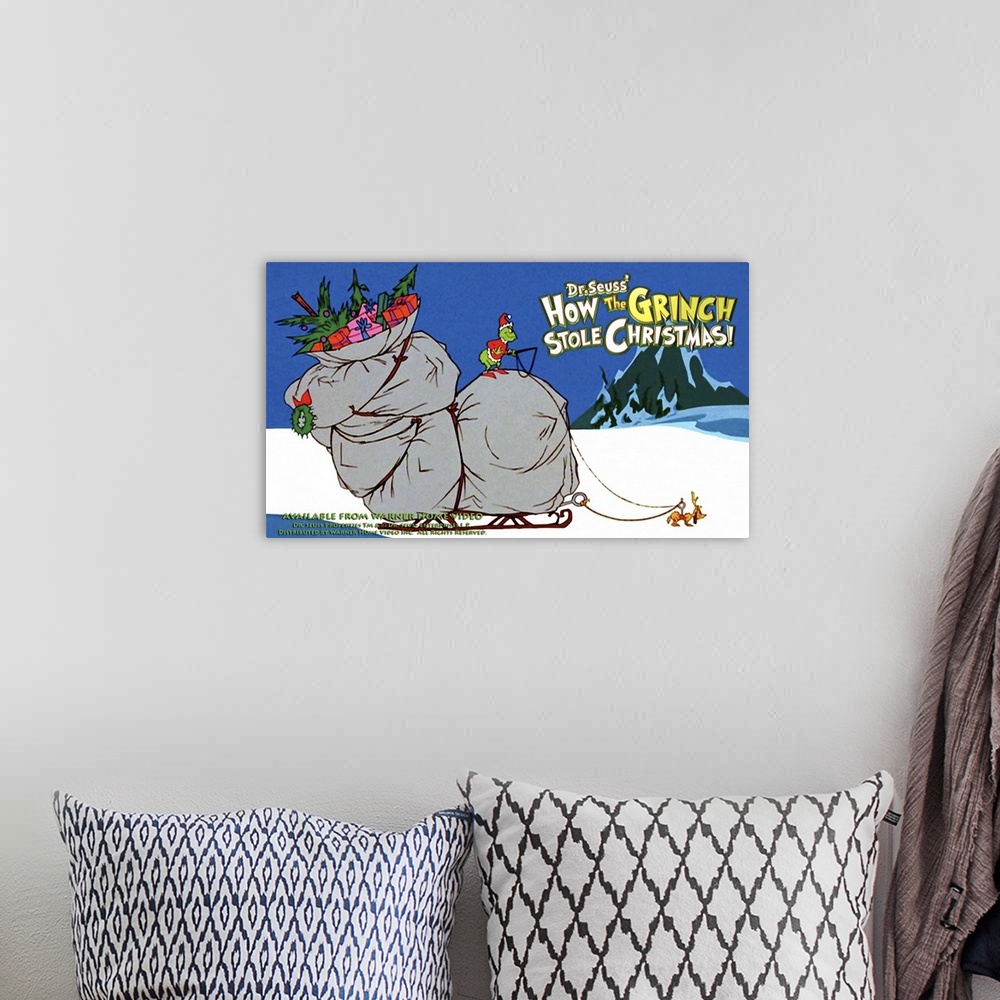 How the Grinch stole Christmas Canvas Print for Sale by