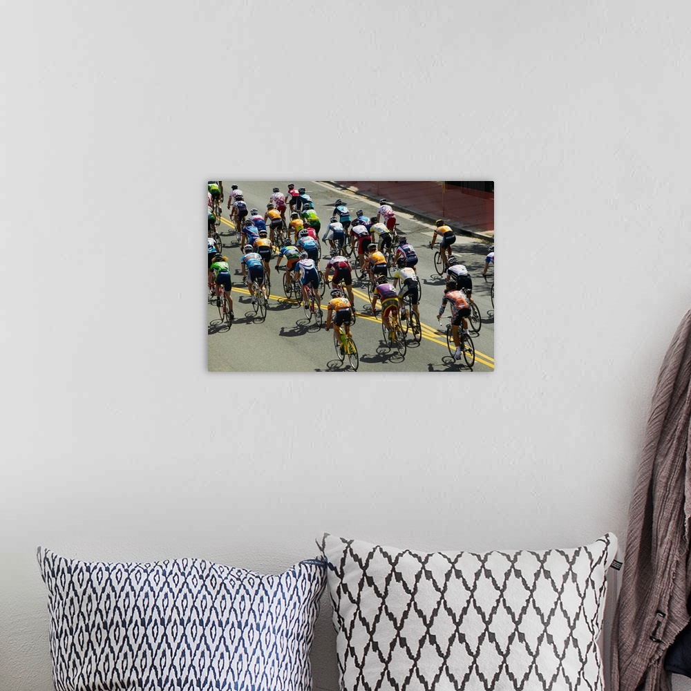 A bohemian room featuring Amateur Men Bicyclists competing in the Garrett Lemire Memorial Grand Prix National Racing Circui...