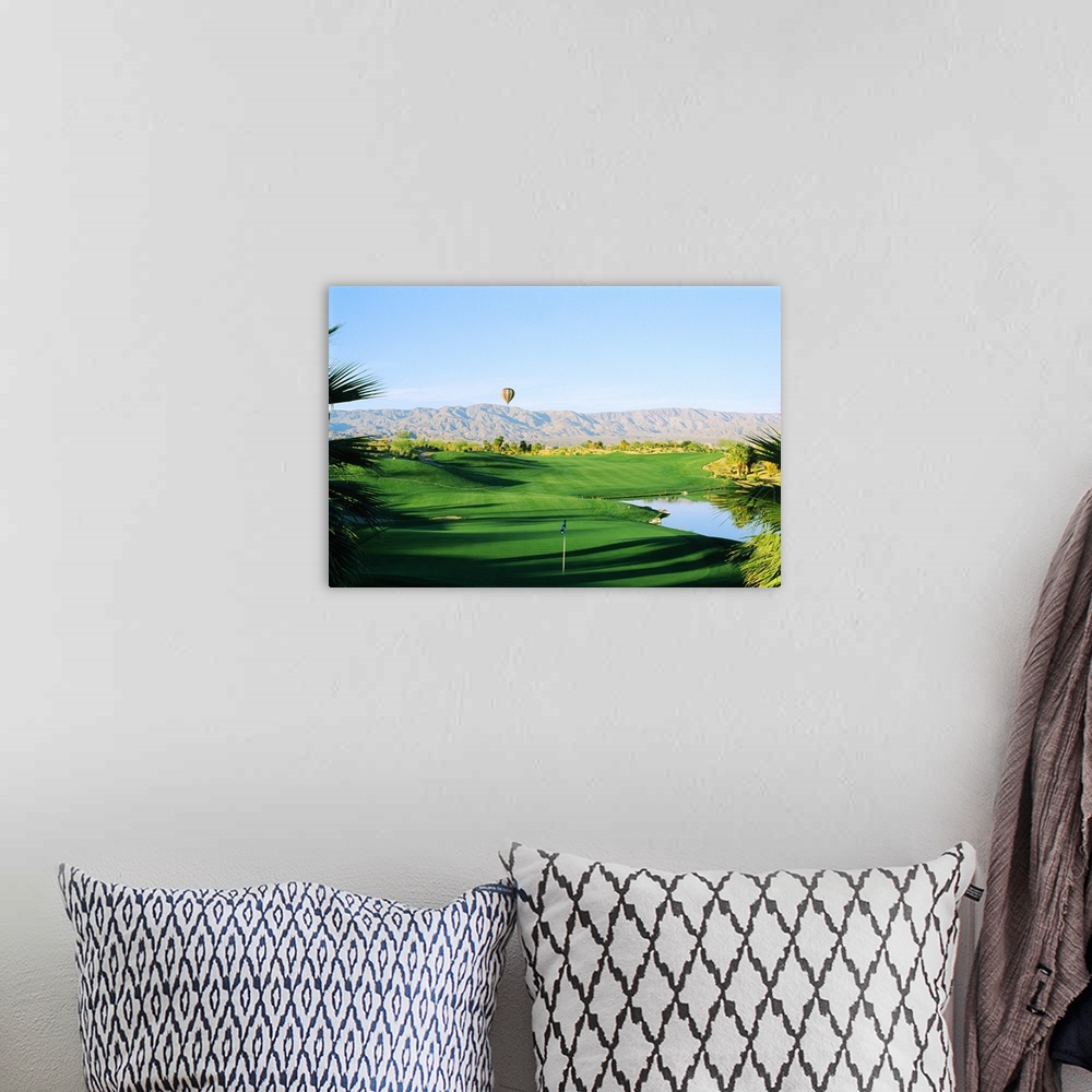 A bohemian room featuring Firecliff Golf Course, Desert Willow Golf Resort, Palm Desert, California