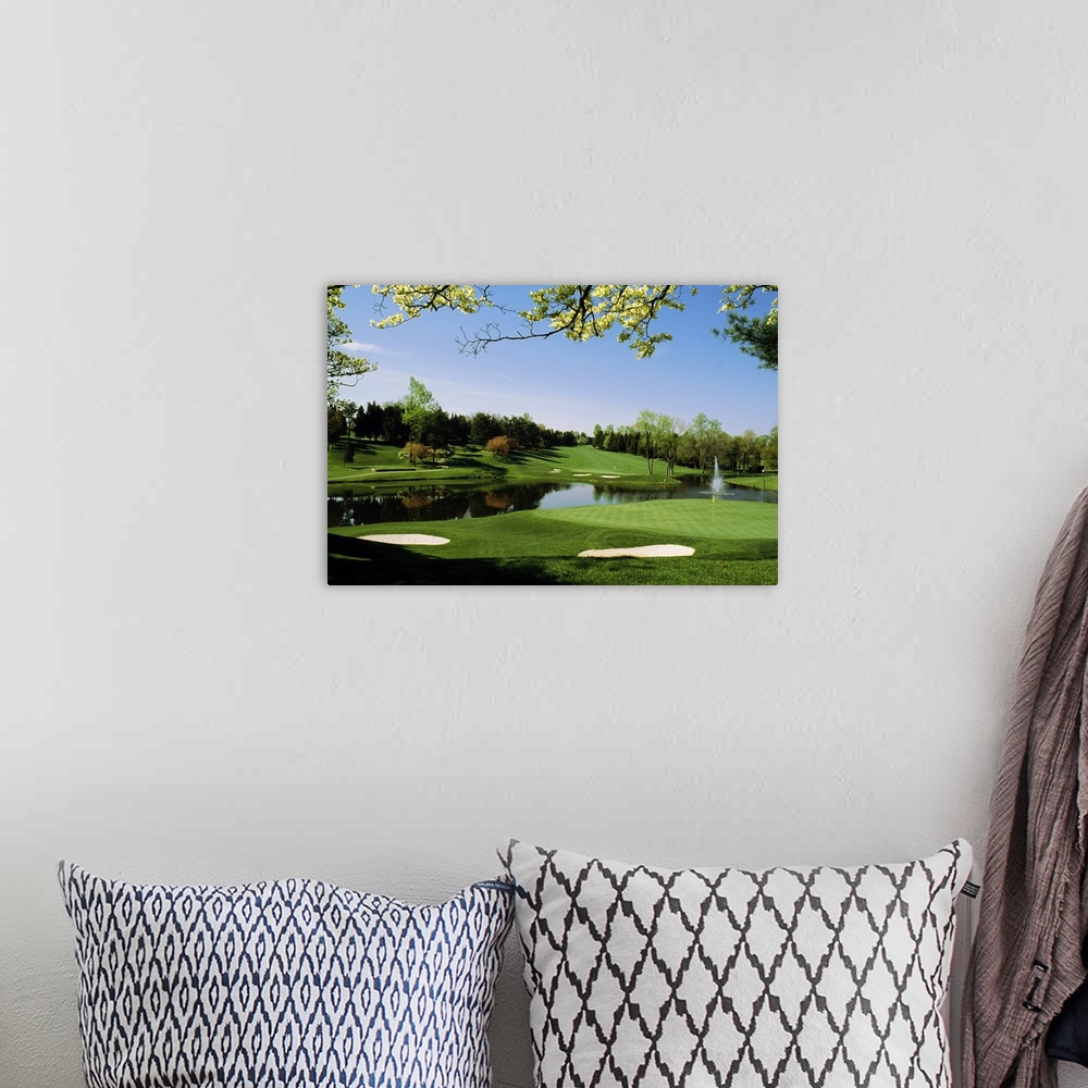 A bohemian room featuring Golf course, Congressional Country Club, Potomac, Montgomery County, Maryland