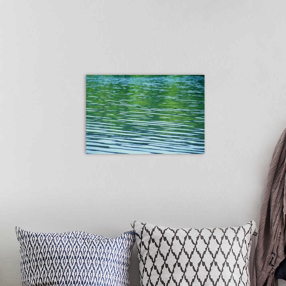 A bohemian room featuring Rippled pattern on water surface