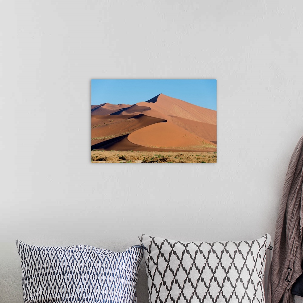 A bohemian room featuring Sand dunes, Sossusvlei, Namib Desert, Namib-Naukluft National Park, Namibia