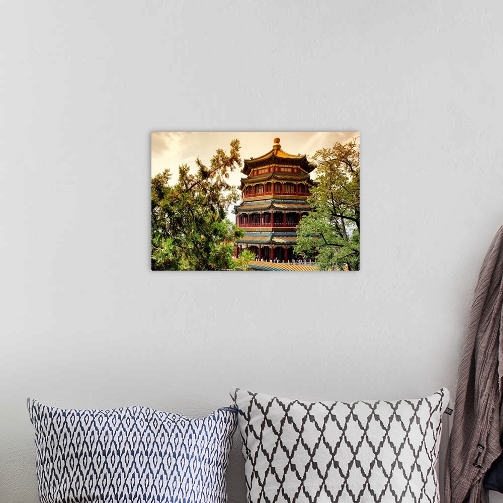 A bohemian room featuring Summer Palace, China 10MKm2 Collection.