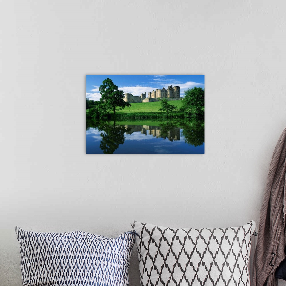 A bohemian room featuring Alnwick Castle, Northumberland, England, United Kingdom, Europe