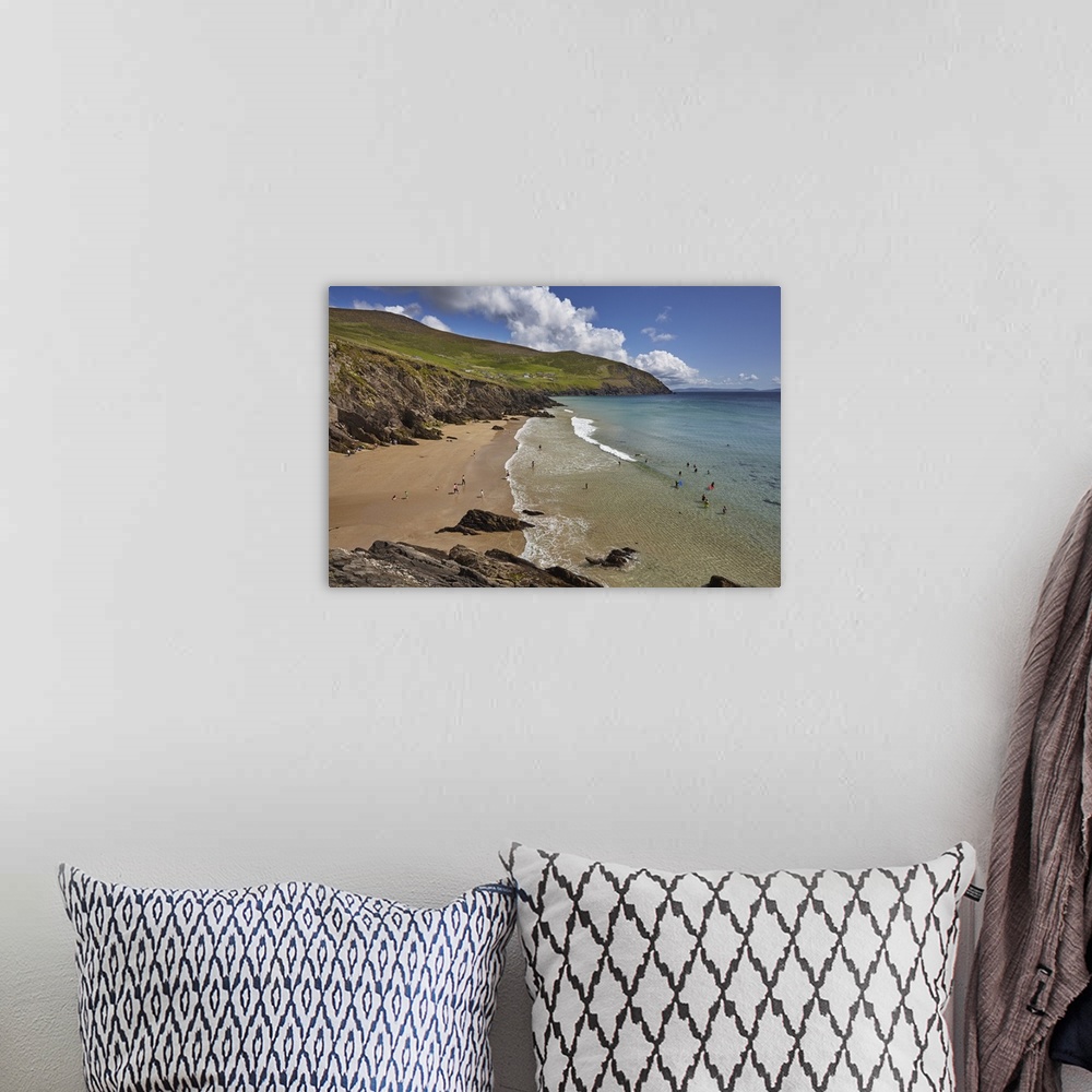 A bohemian room featuring Beach on Dunmore Head, at the western end of the Dingle Peninsula, County Kerry, Munster, Republi...