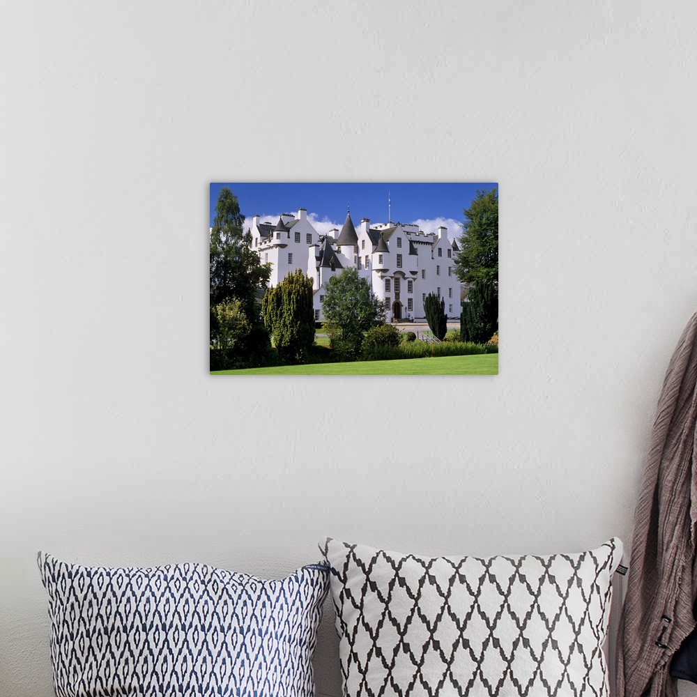 A bohemian room featuring Blair Castle, Blair Atholl, Perthshire, Highland region, Scotland, UK
