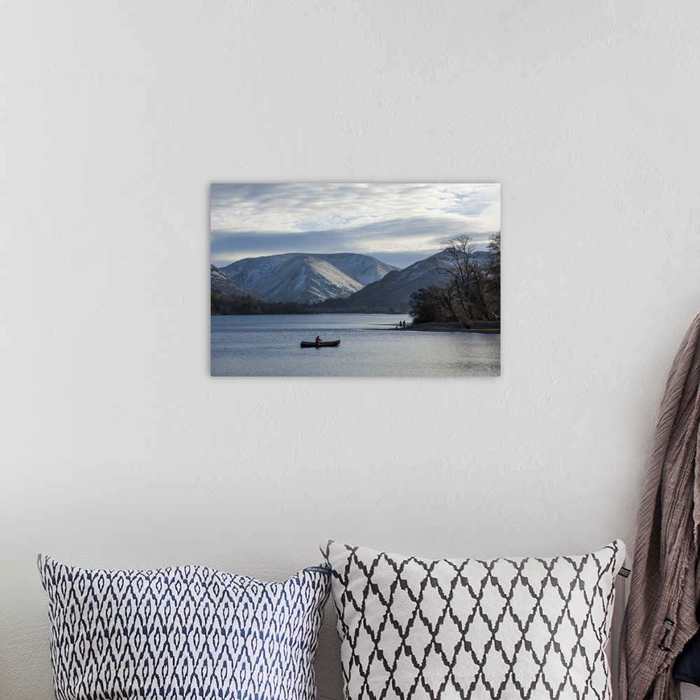 A bohemian room featuring Canoeists, Ullswater, Lake District National Park, Cumbria, England