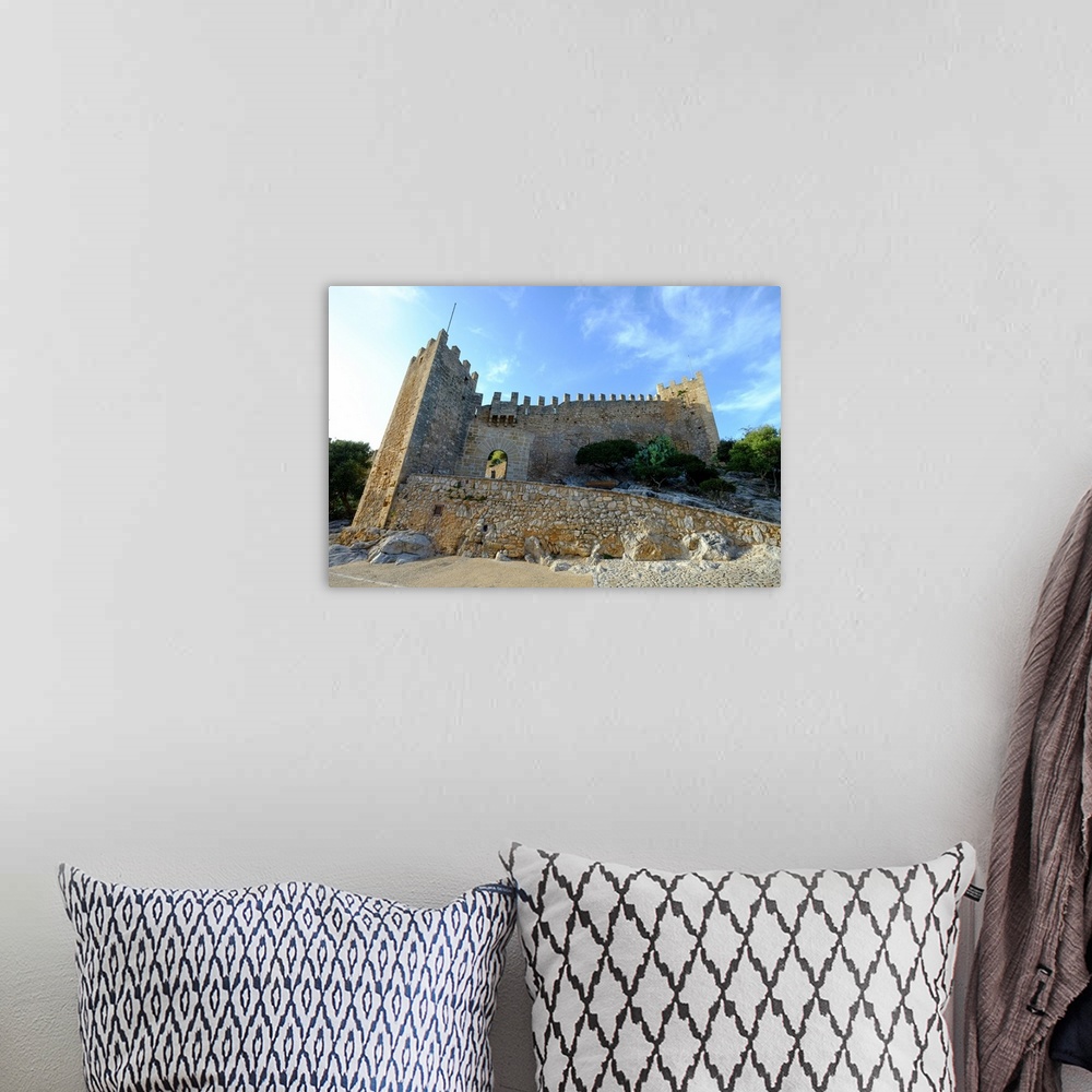 A bohemian room featuring Castell de Capdepera, Majorca, Balearic Islands, Spain