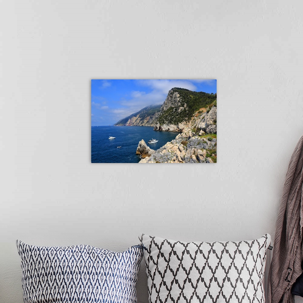 A bohemian room featuring Coast near Portovenere, Liguria, Italy