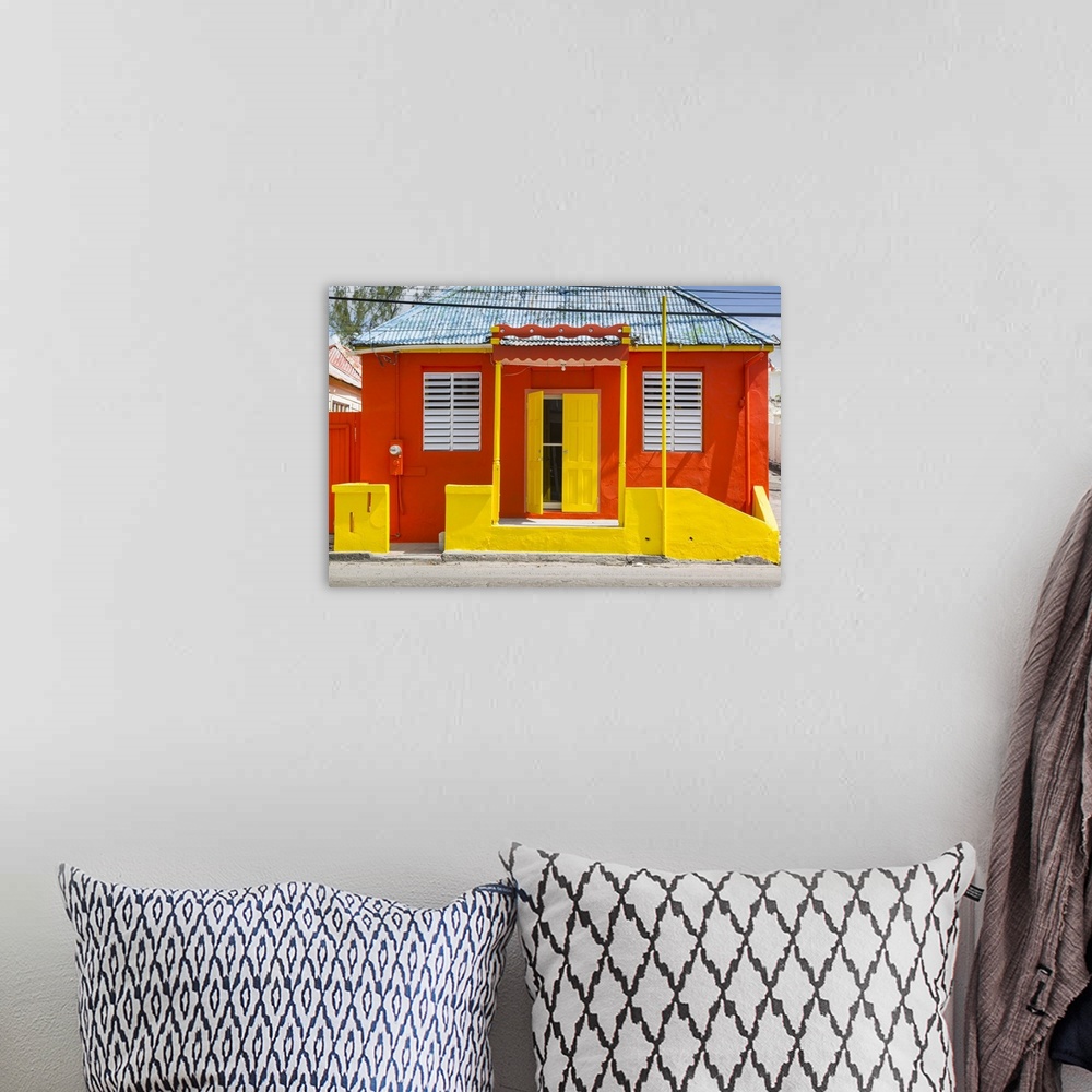 A bohemian room featuring Colourful house on Bay Street, Bridgetown, St. Michael, Barbados, West Indies, Caribbean, Central...