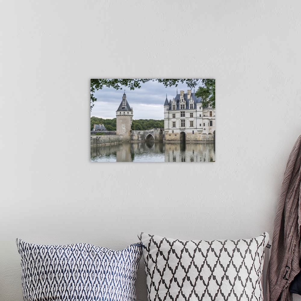 A bohemian room featuring Detail of Chenonceau castle, Chenonceaux, Indre-et-Loire, Centre, France