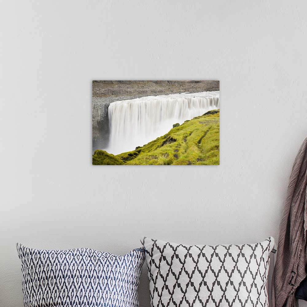 A bohemian room featuring Dettifoss Waterfall, Iceland, Polar Regions