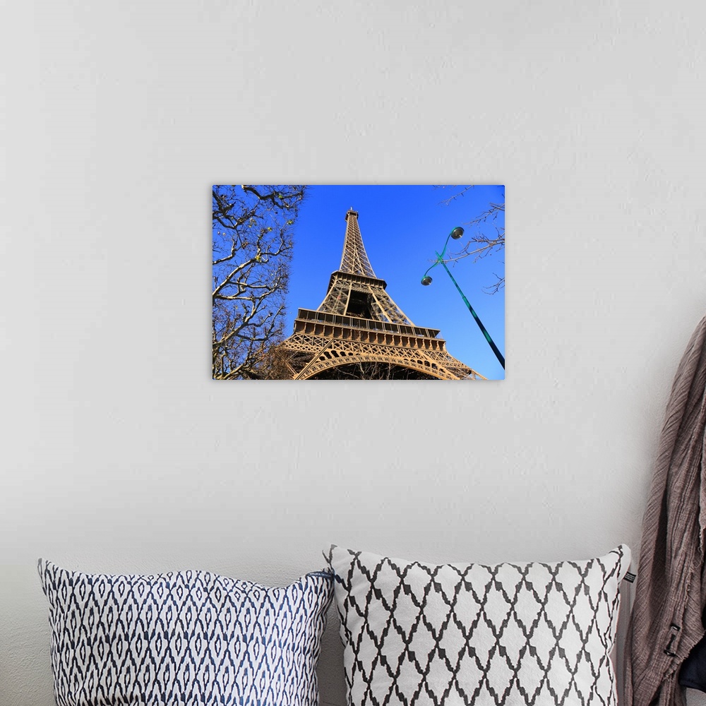 A bohemian room featuring Eiffel Tower, Paris, Ile de France, France
