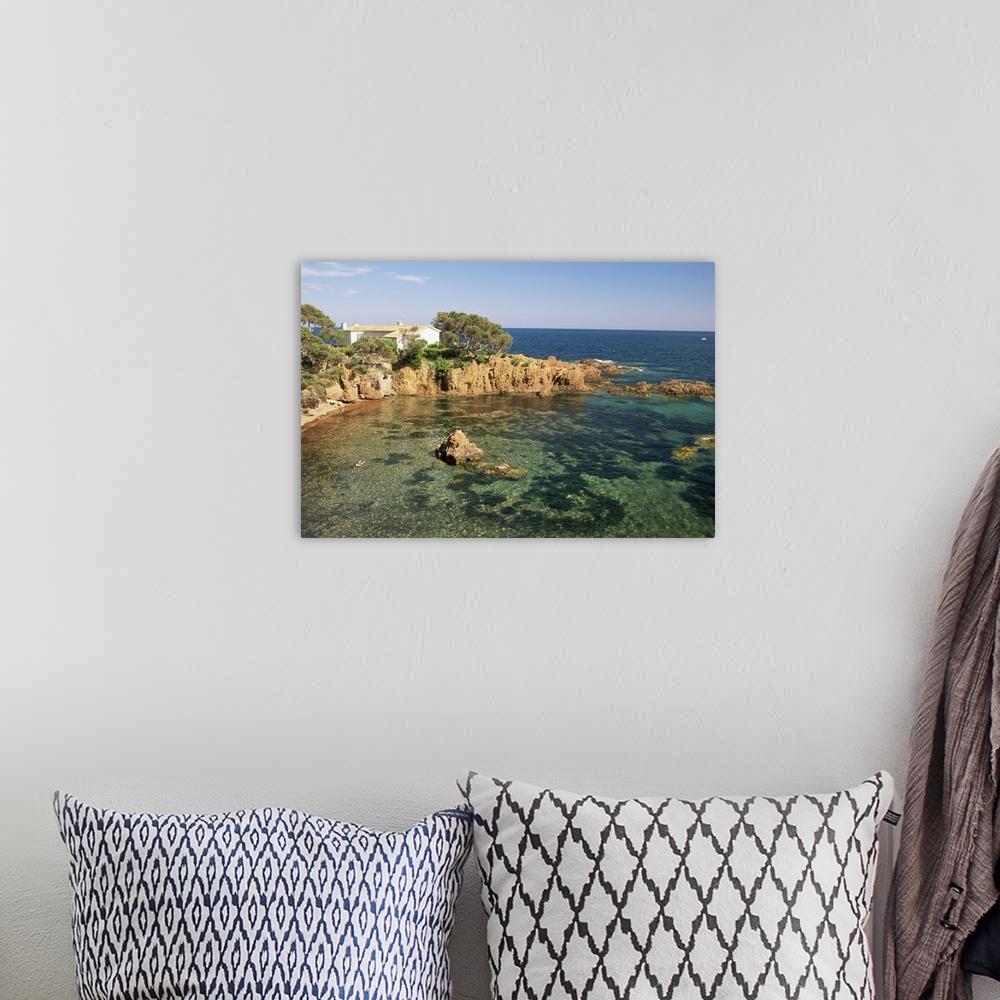A bohemian room featuring Esterel Corniche near St. Raphael, Var, Cote d'Azur, Provence, France, Mediterranean