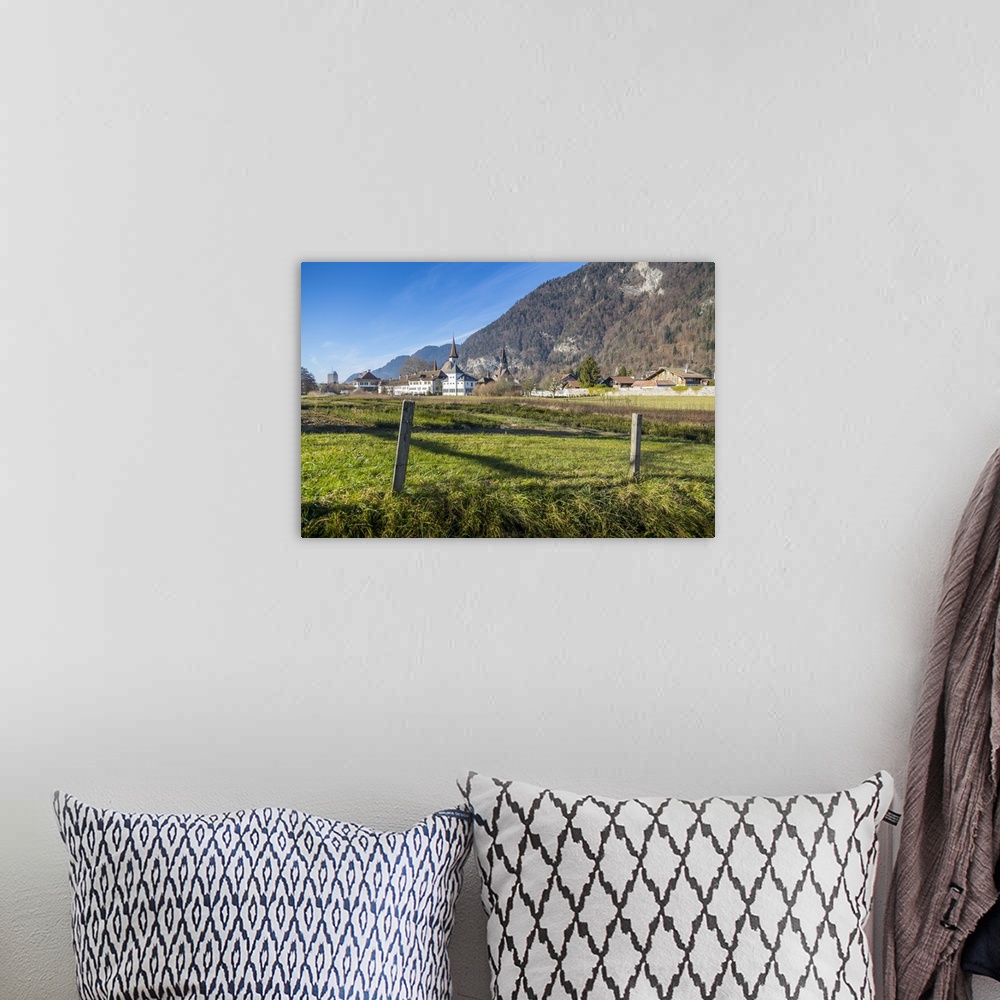A bohemian room featuring Interlaken, Jungfrau region, Bernese Oberland, Swiss Alps, Switzerland, Europe