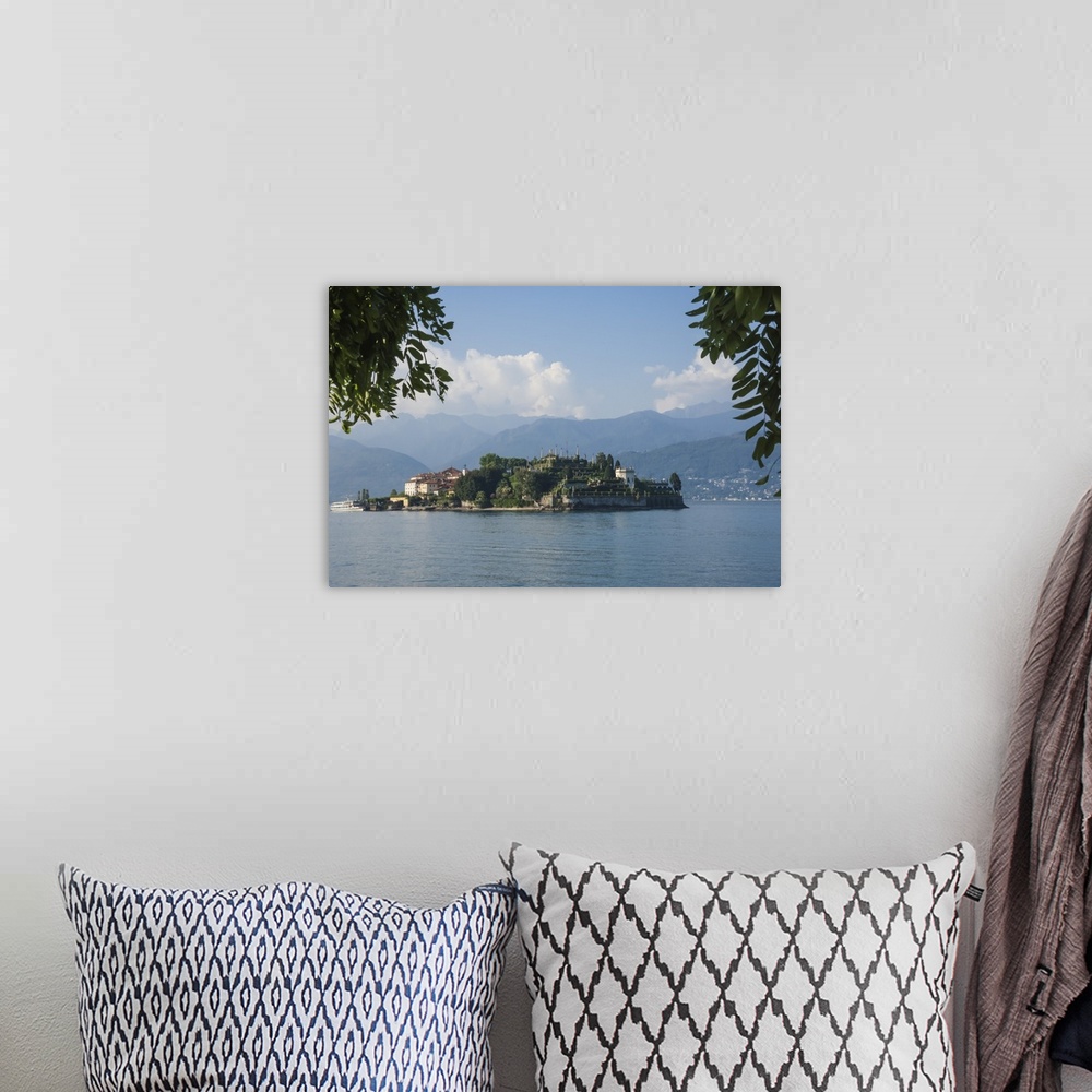 A bohemian room featuring Isola Bella, Borromean Islands, Lake Maggiore, Italian Lakes, Piedmont, Italy, Europe