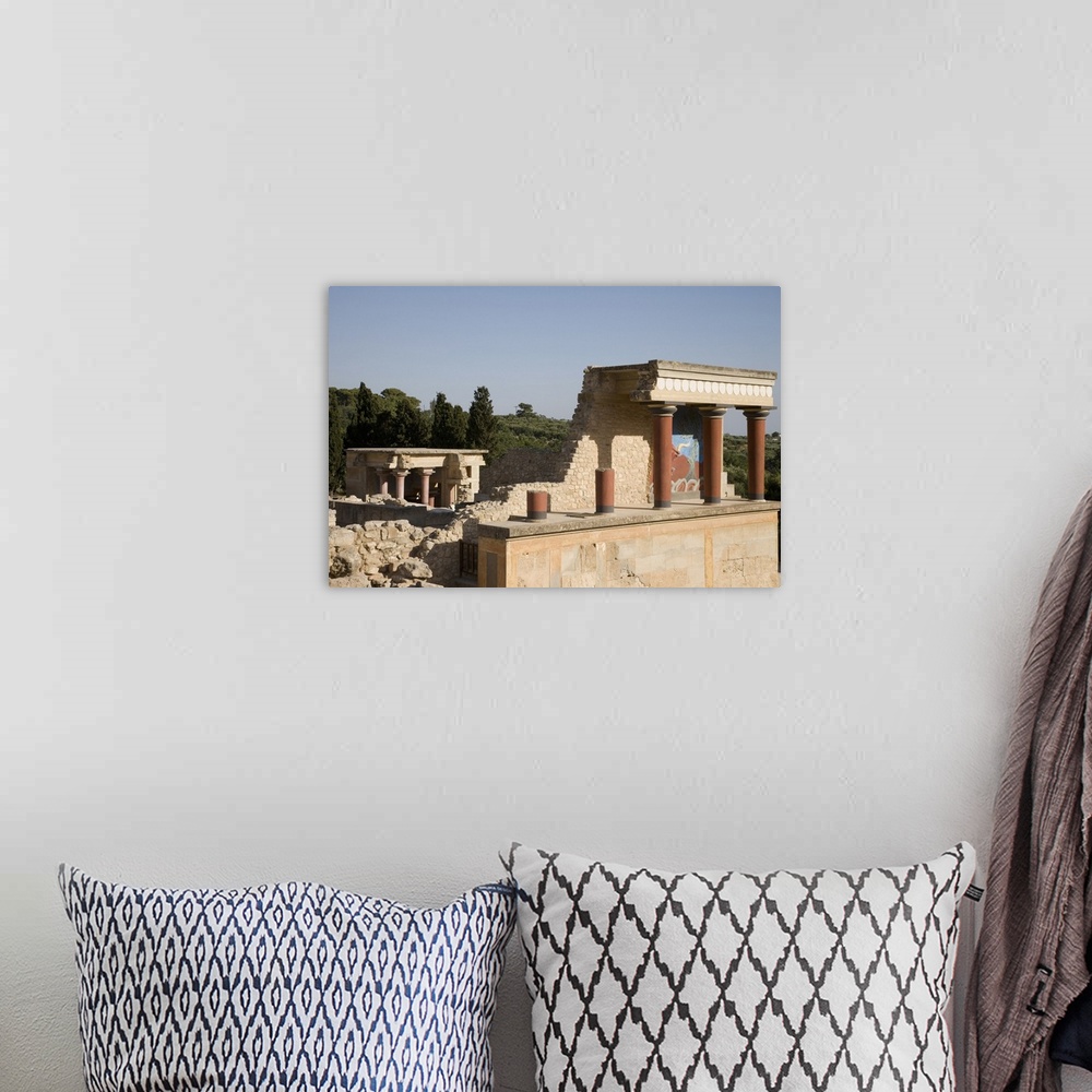 A bohemian room featuring Knossos, Crete, Greek Islands, Greece