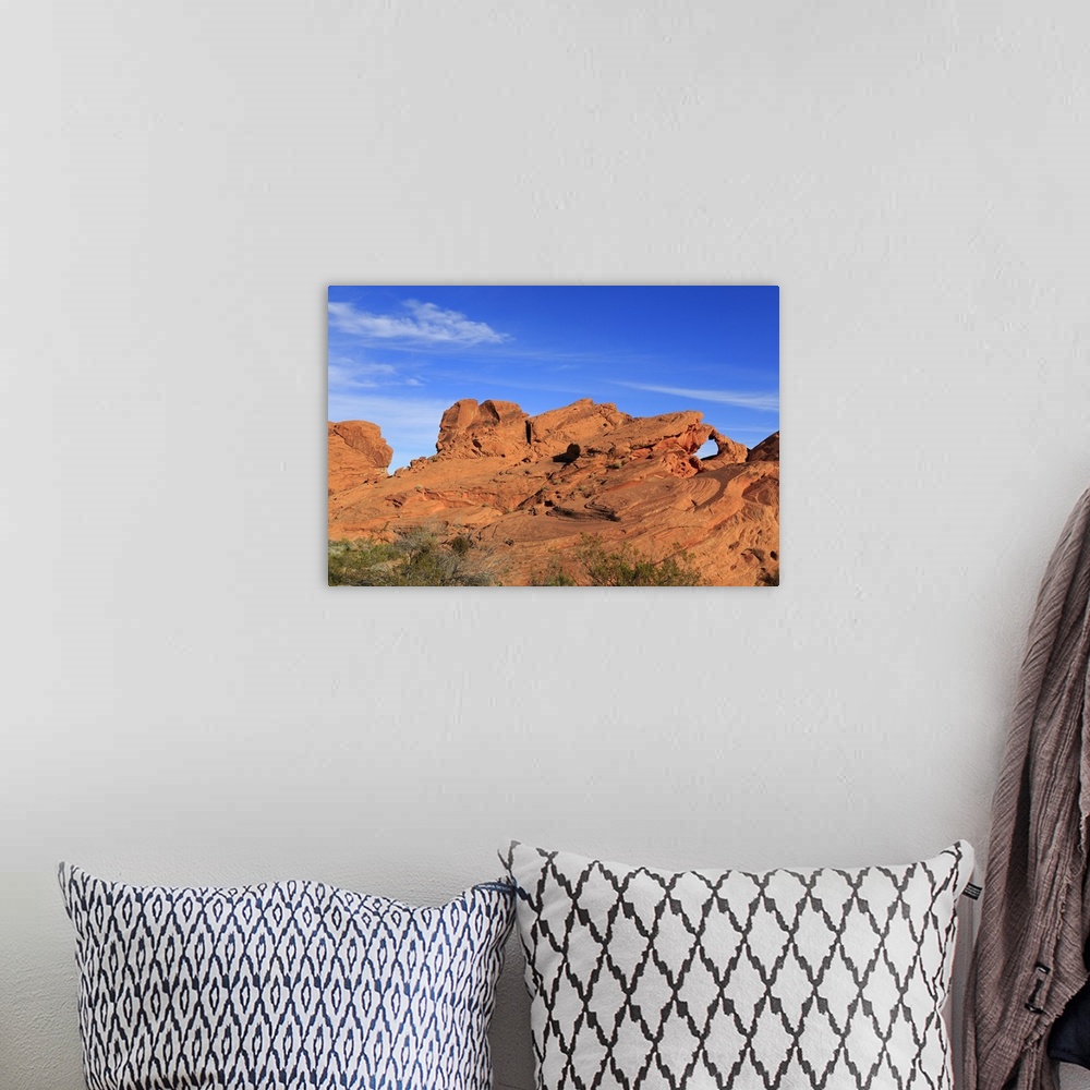 A bohemian room featuring Natural Arch, Valley of Fire State Park, Overton, Nevada